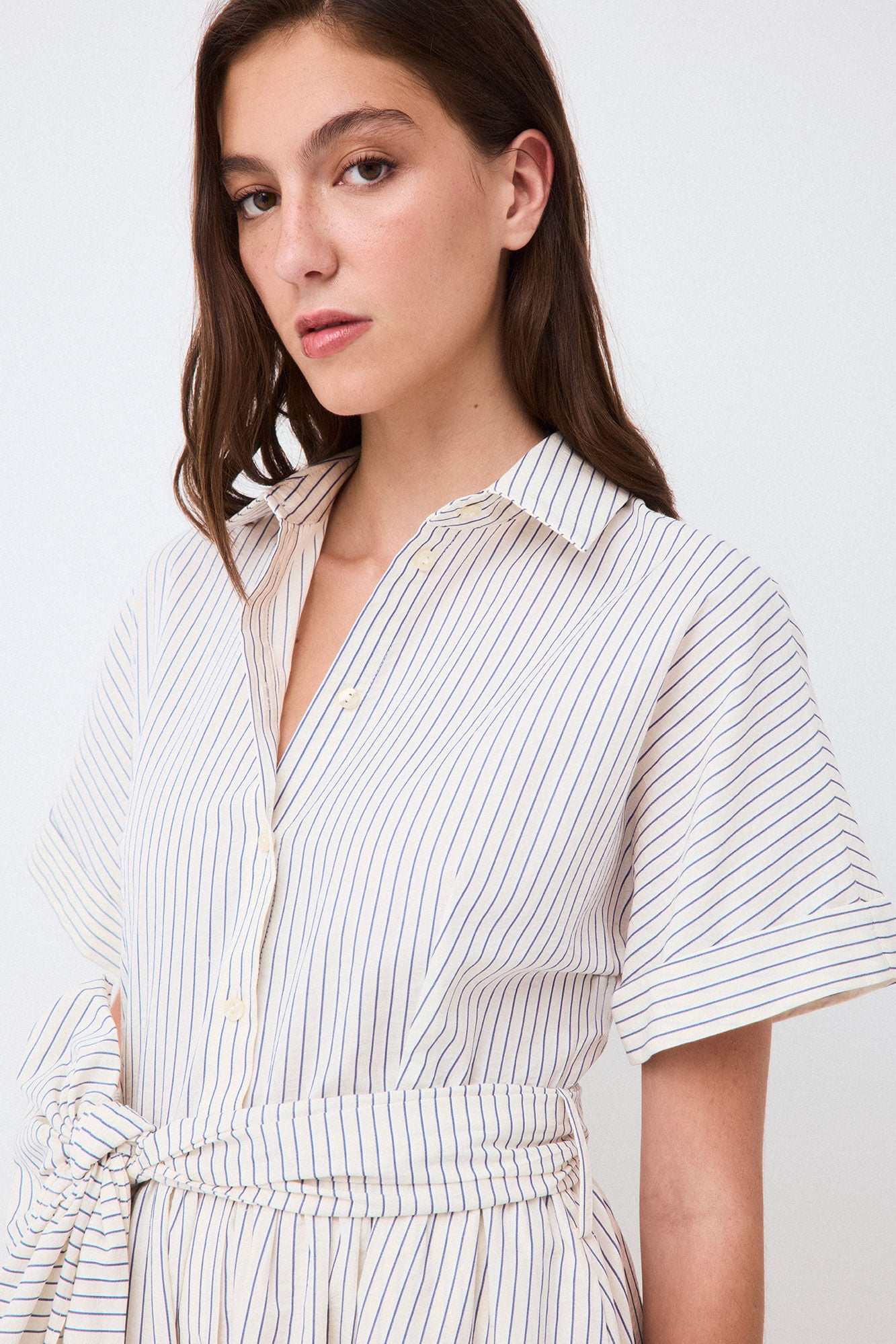 Pedro del Hierro Seersucker shirt dress