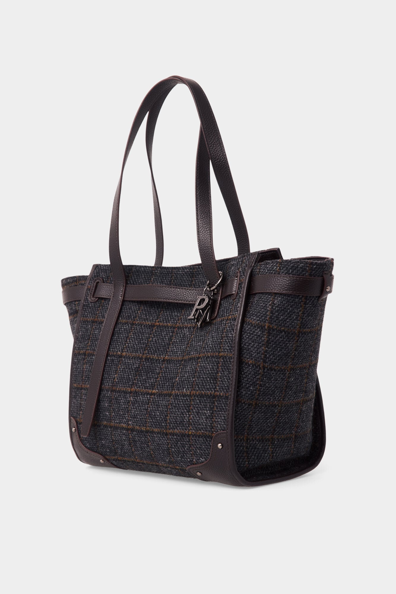 Pedro del Hierro Plaid shopper bag