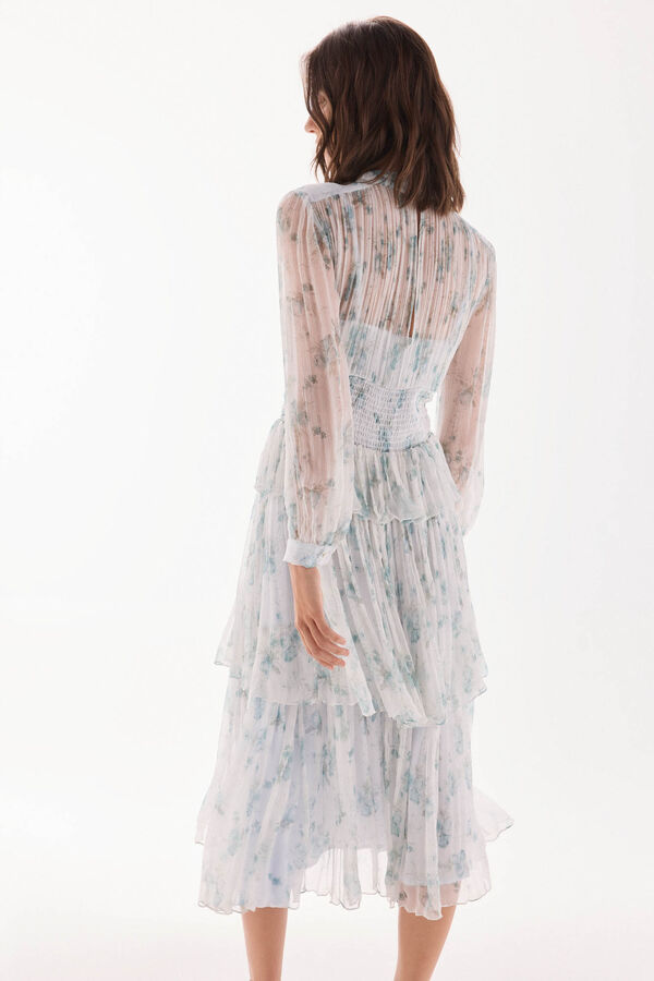 TFP by Tamara Falcó Ruffled dress Turquoise