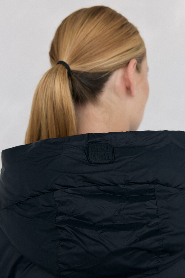 Pedro del Hierro Parka reversível capuz Preto