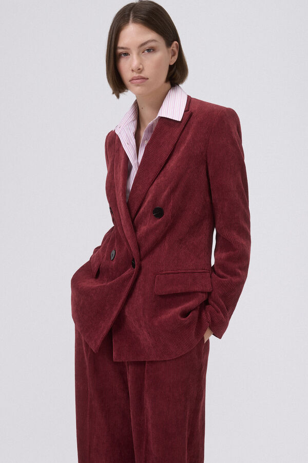 Pedro del Hierro Corduroy blazer Pink