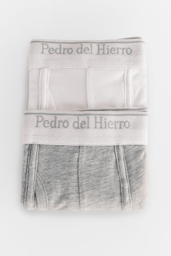 Pedro del Hierro Pack 2 boxer punto Blanco