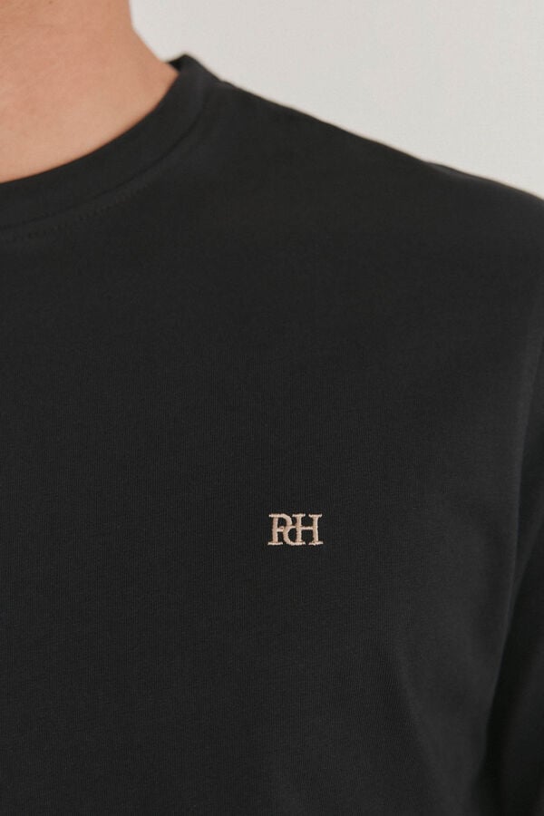 Pedro del Hierro T-shirt básica Preto
