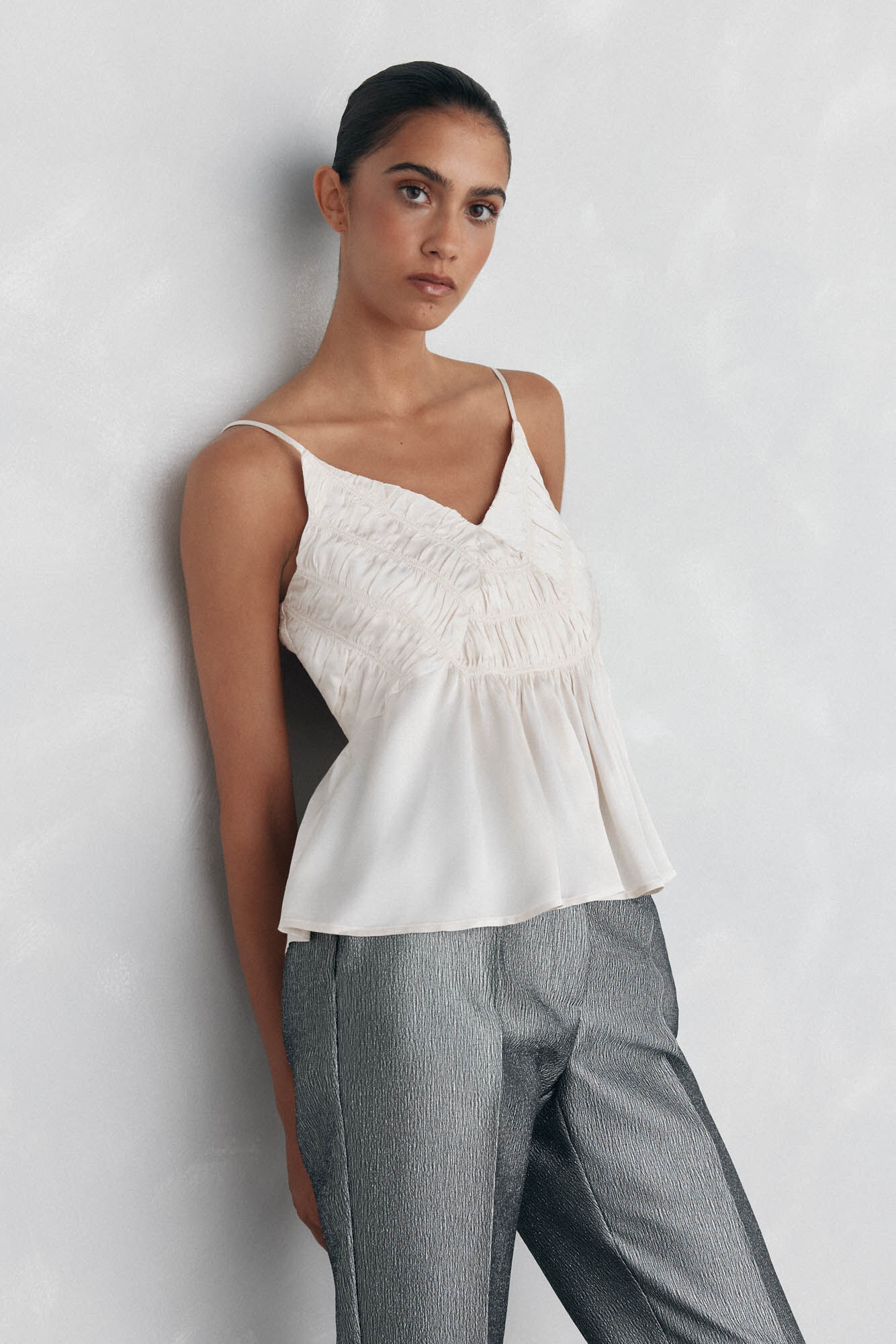 Pedro del Hierro Satin straps top