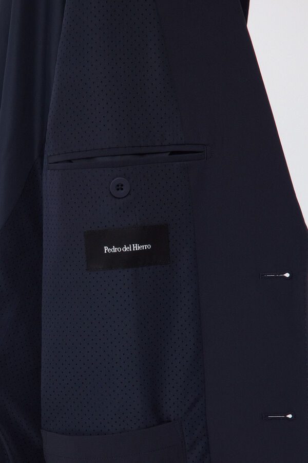 Pedro del Hierro Blazer de fato coordenado t&eacute;cnico Azul