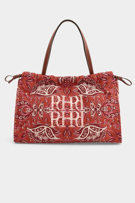 Bolso hombro estampado