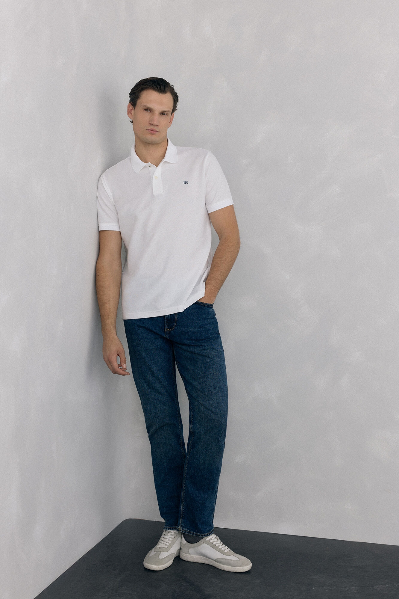 Pedro del Hierro Basic piqu&eacute; polo shirt