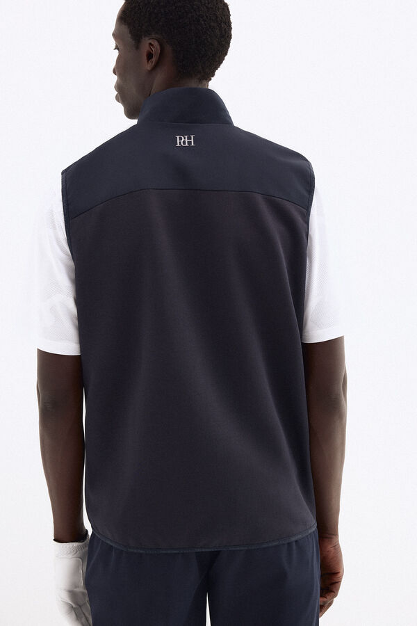 Pedro del Hierro Plain golf gilet Blue