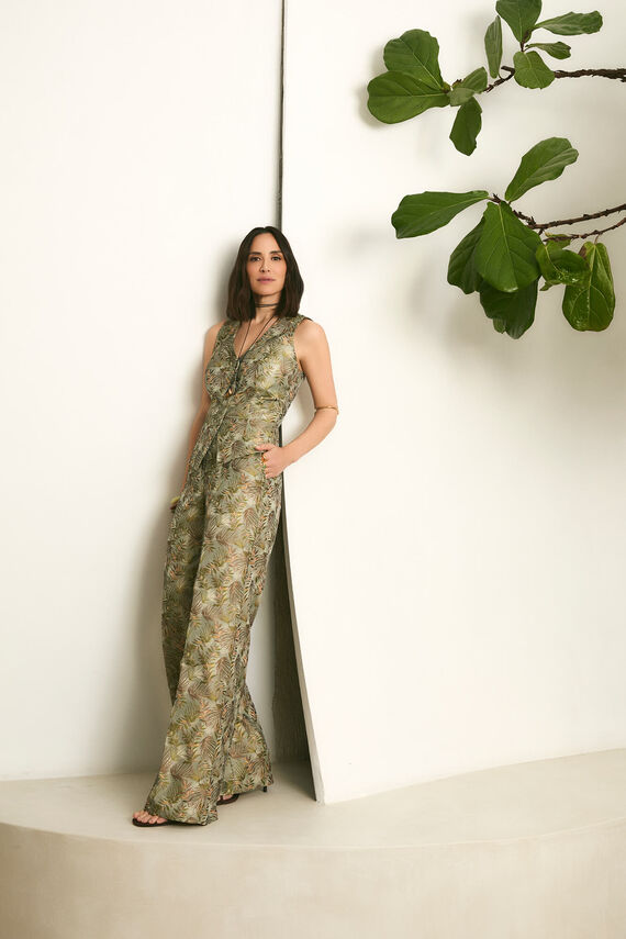 Pantalón jacquard