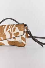 Pedro del Hierro Brown cow print crossbody bag ( leather) Several