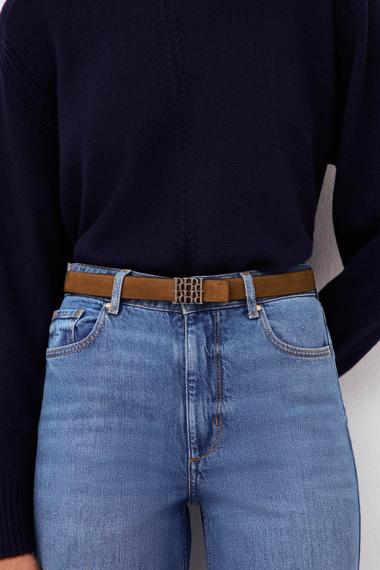 Pedro del Hierro Classic logo belt PdH