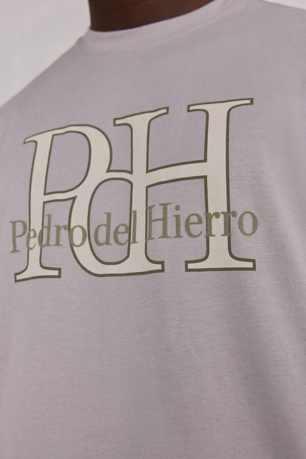 Pedro del Hierro T-shirt logo Grey