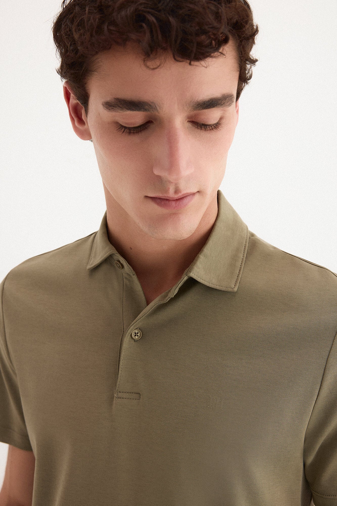Pedro del Hierro Mercerized polo shirt