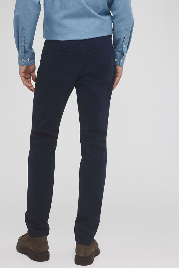 Pedro del Hierro Coloured slim fit Premium Flex 5-pocket jeans Blue