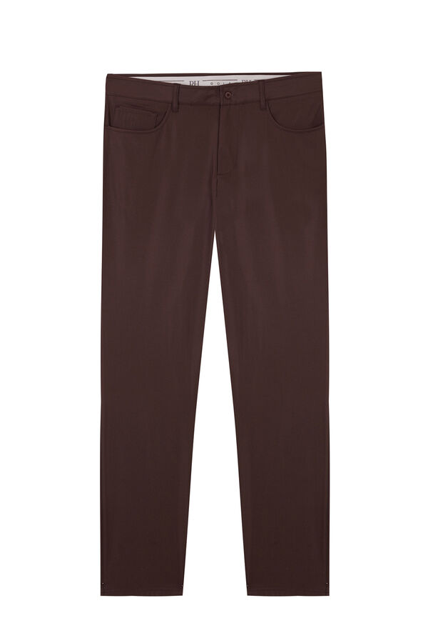 Pedro del Hierro Pantal&oacute;n Golf 5 bolsillos Marr&oacute;n