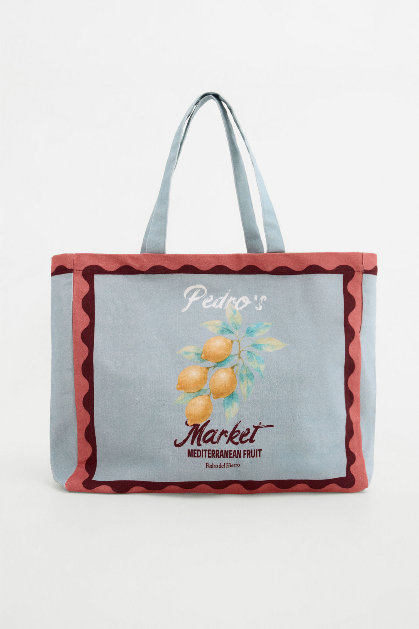 Pedro del Hierro Bolso estampado limones