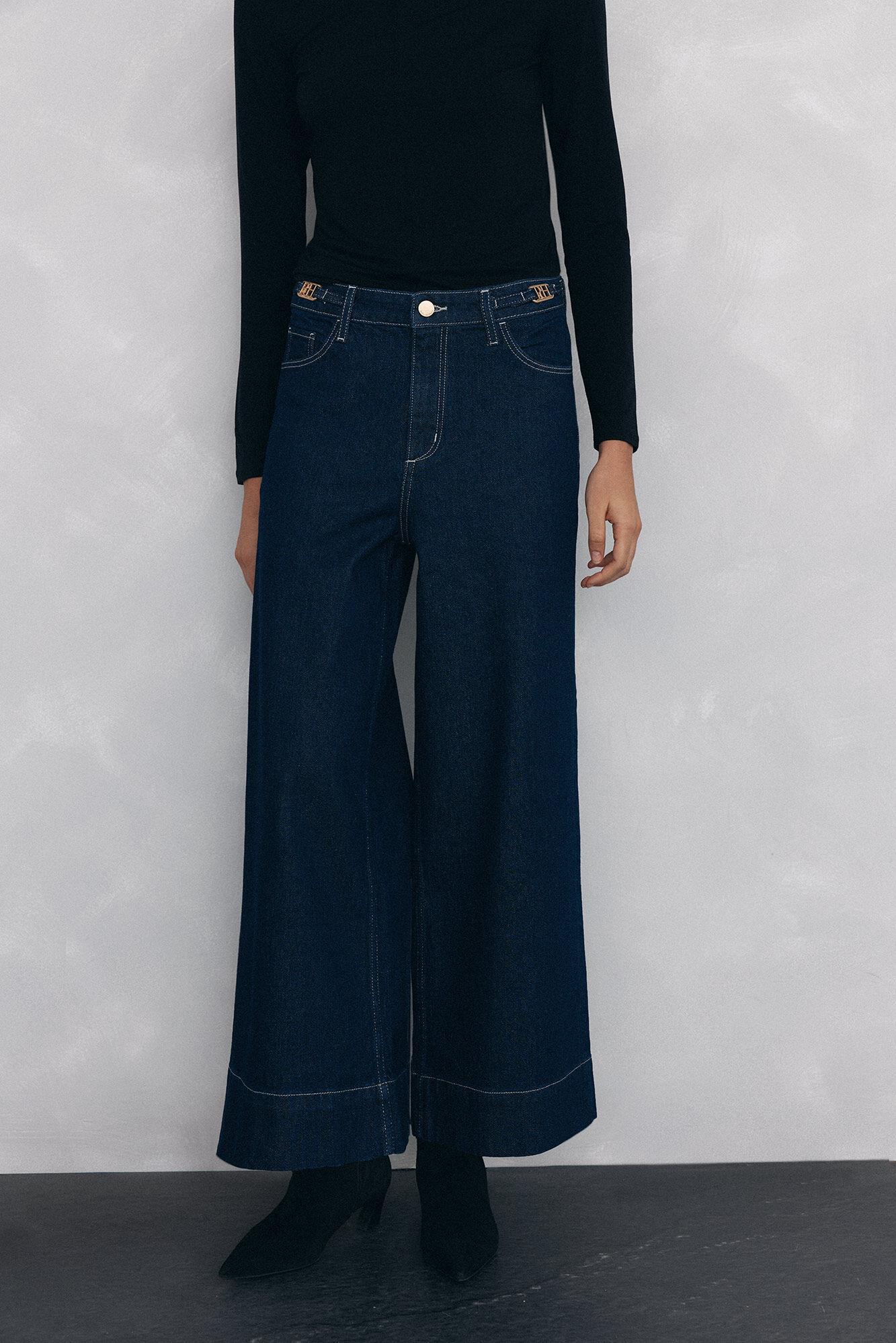 Pedro del Hierro Wide flare jeans