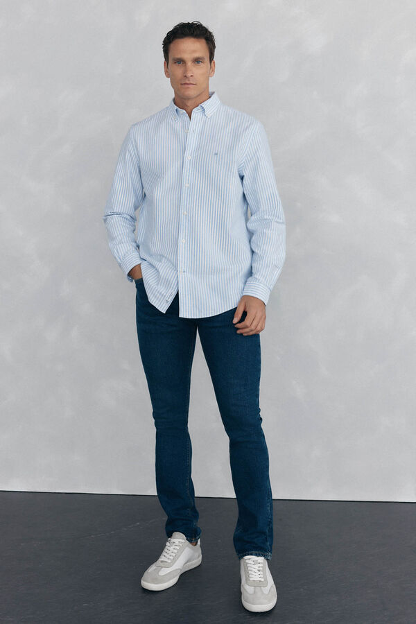 Pedro del Hierro Slim fit Premium Flex jeans Blue