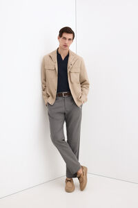Pedro del Hierro Side elastic trousers