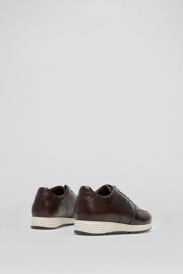 Pedro del Hierro Icon rubber sole trainer  Brown