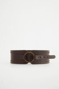 Pedro del Hierro Leather wide belt