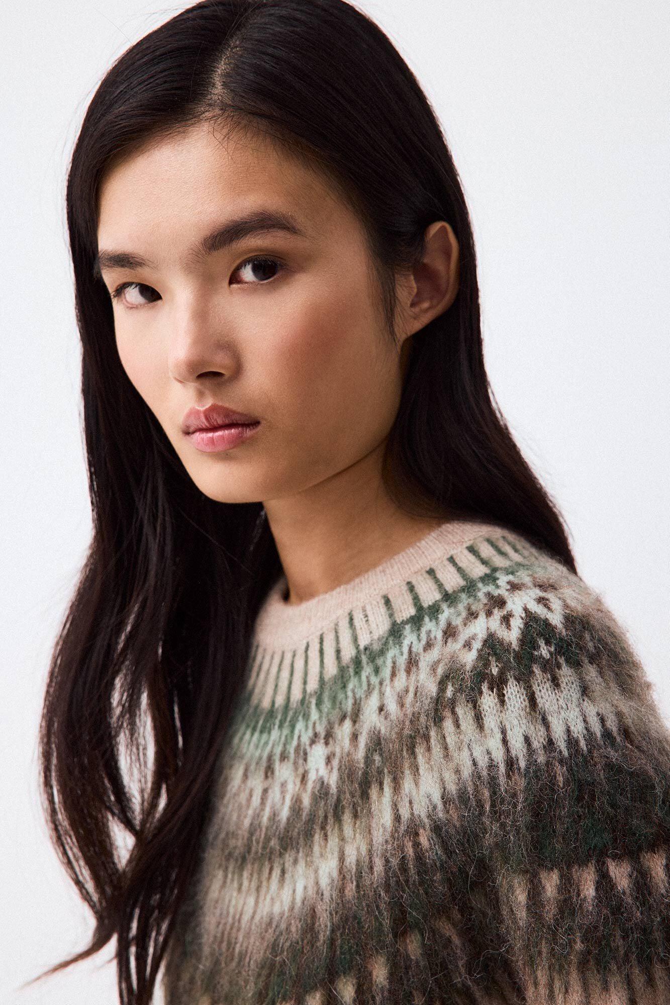 Pedro del Hierro Geometric jacquard jumper