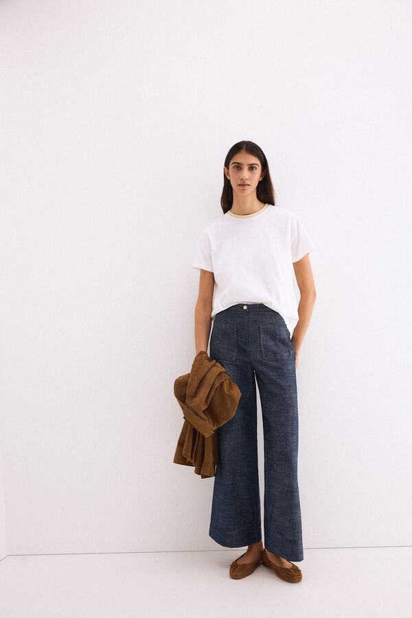 Pedro del Hierro Contrast T-shirt pedro del hierro White