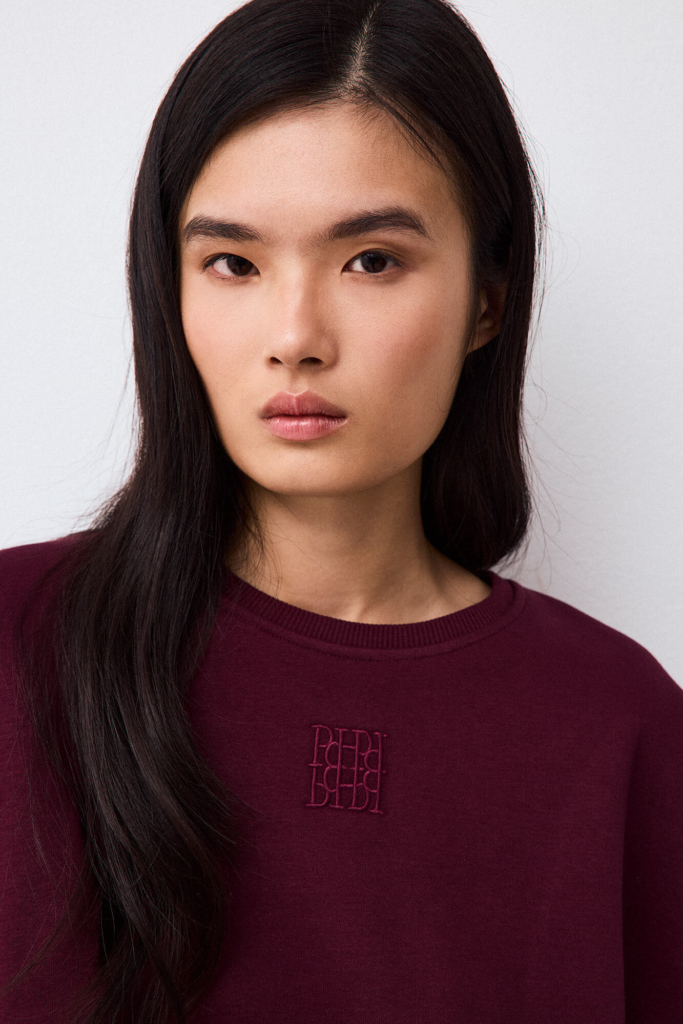 Pedro del Hierro Loose round neck sweatshirt