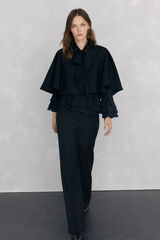 Pedro del Hierro Pantalón flare Negro