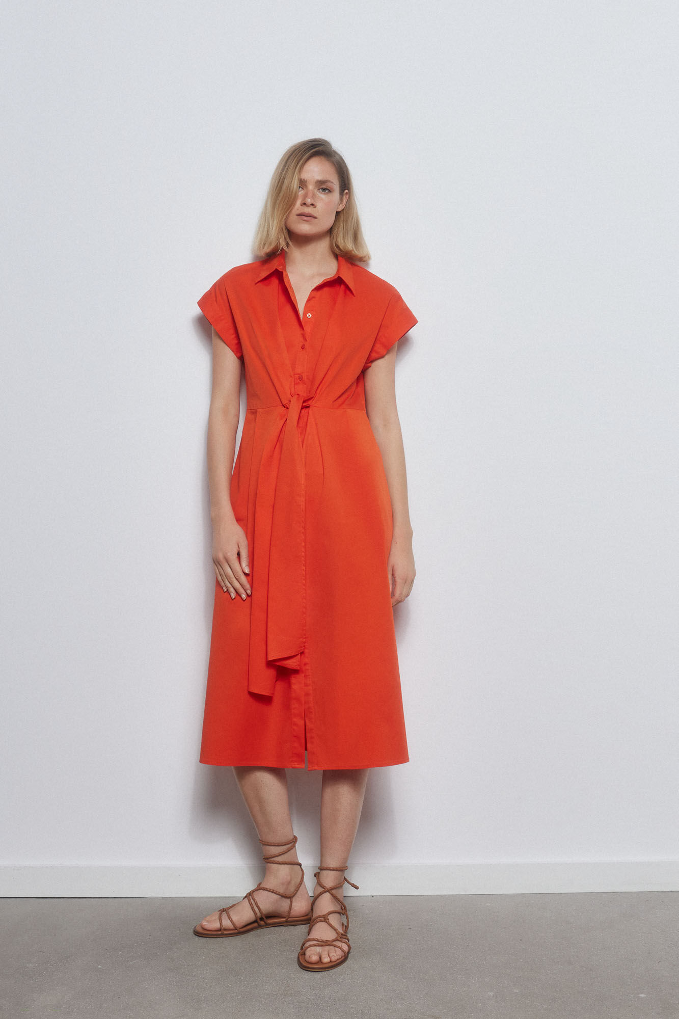 Pedro del Hierro Shirt dress with tie