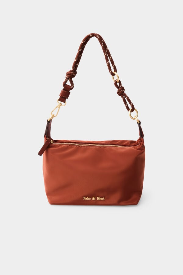 Pedro del Hierro Nylon crossbody bag Orange