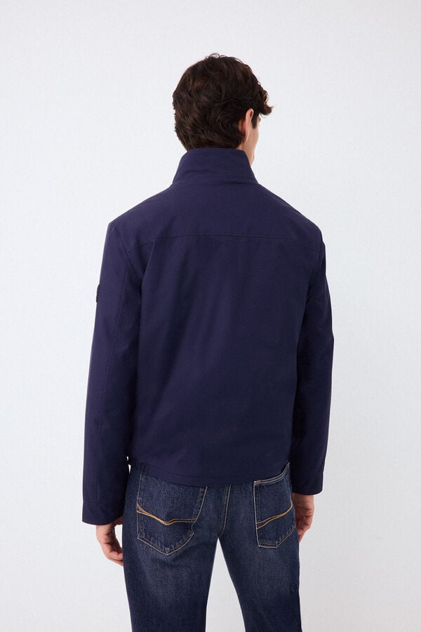Pedro del Hierro Lightweight technical jacket Blue