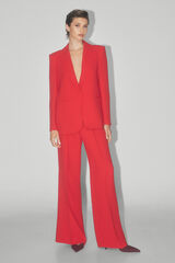 Pedro del Hierro Straight trousers red Red