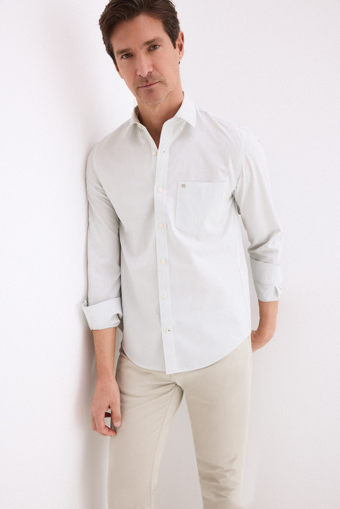 Pedro del Hierro Non iron stain-resistant striped shirt