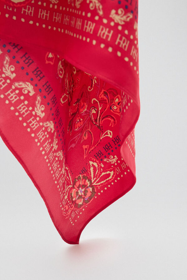 Pedro del Hierro Bandana scarf with floral print Several