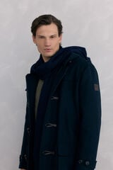 Pedro del Hierro Sobretudo de lã com alamares Azul