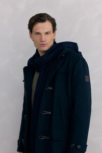 Pedro del Hierro Wool trench coat with alamares