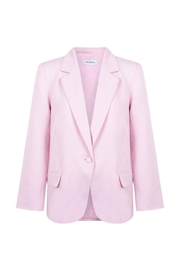 Pedro del Hierro Patterned blazer Pink
