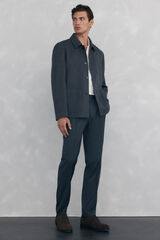 Pedro del Hierro Tapered fit chinos trousers Grey