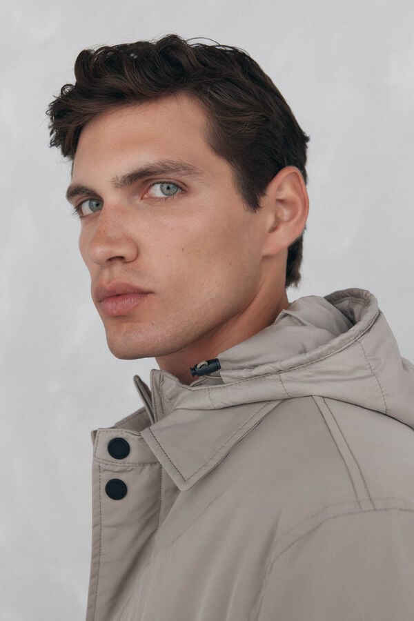 Pedro del Hierro removable lining coat Beige