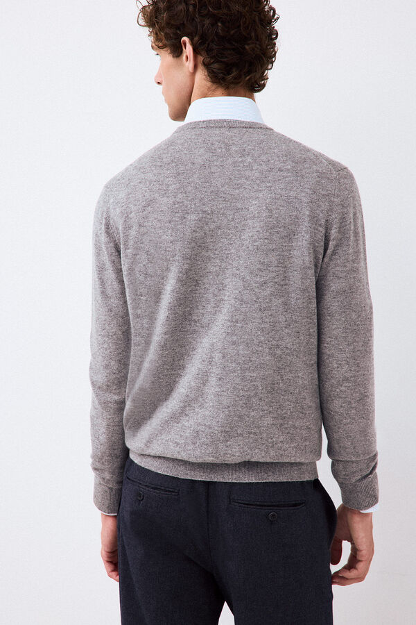 Pedro del Hierro Cashmere merino wool premium jumper Grey