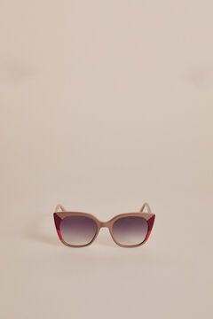 Pedro del Hierro Nude colour block cat eye glasses Pink
