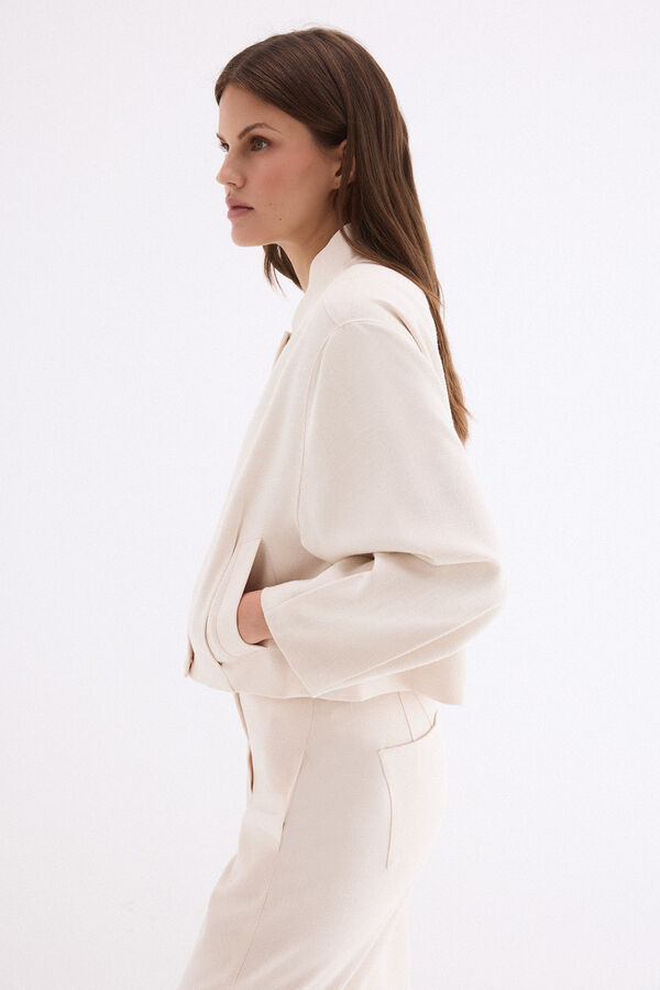 Pedro del Hierro Bomber Ecru