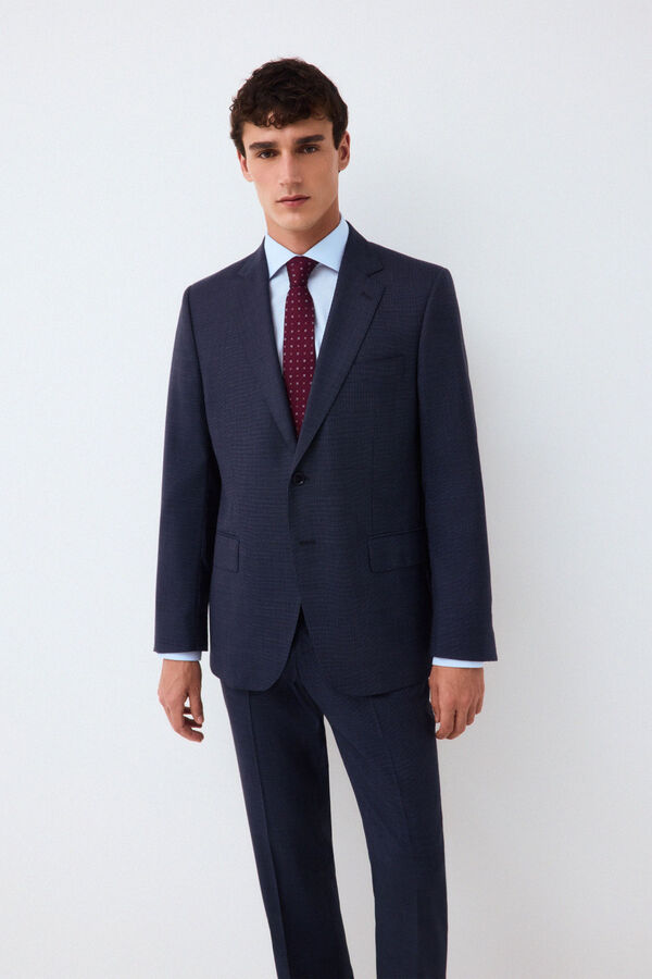 Pedro del Hierro Blazer de fato coordenado tailored estrutura azul Azul