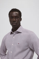 Pedro del Hierro Camisa vestir estructura non iron + antimanchas Burdeos