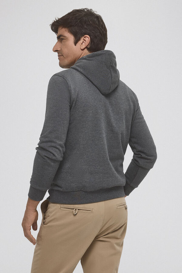 Pedro del Hierro Sweatshirt com capuz Cizento