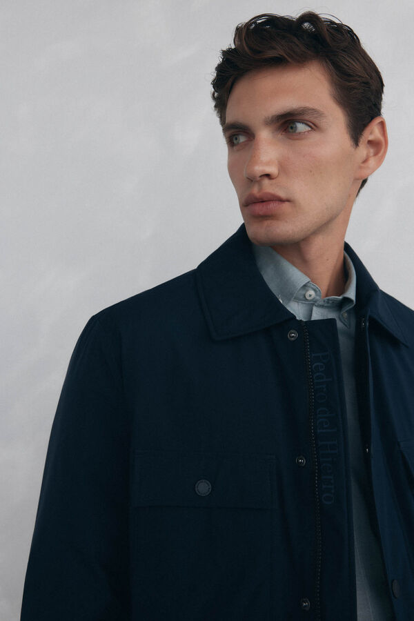 Pedro del Hierro 4-pocket jacket with views Blue