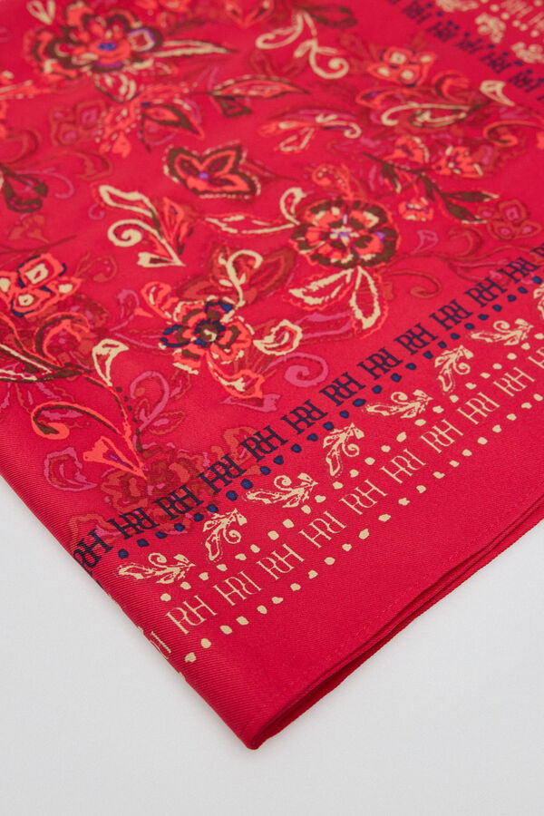 Pedro del Hierro Bandana scarf with floral print Several