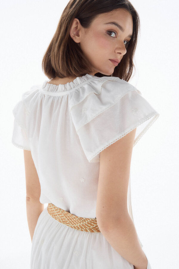 TFP by Tamara Falcó Embroidered blouse White