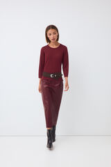 Pedro del Hierro Chocolate wide belt Brown
